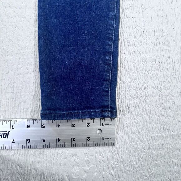 Abercrombie & Fitch Harper Jeans Size 27 Low Rise Ankle Dark Wash Women's - Picture 13 of 13